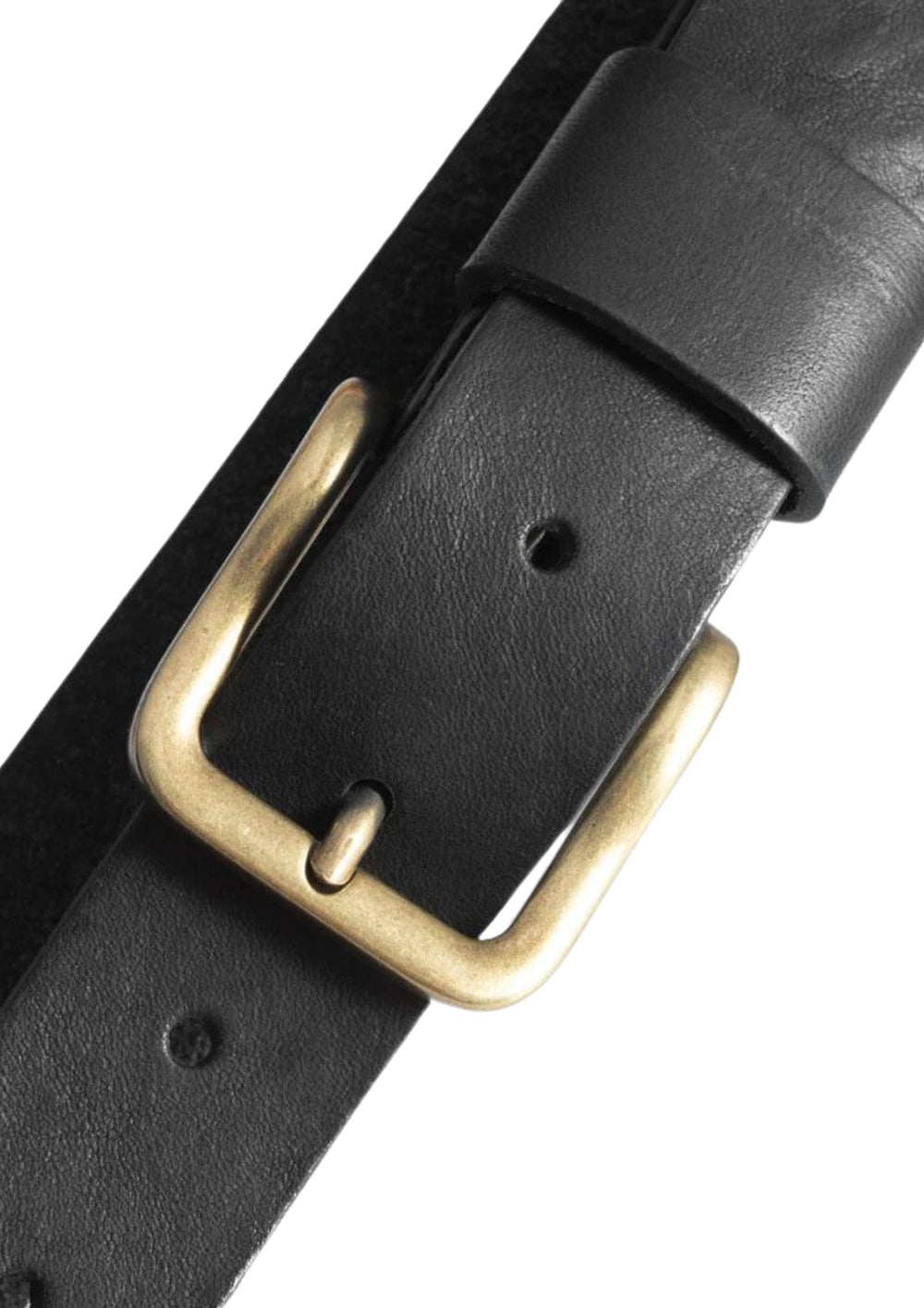 Depeche - Jeans Bælte - Black/Brass