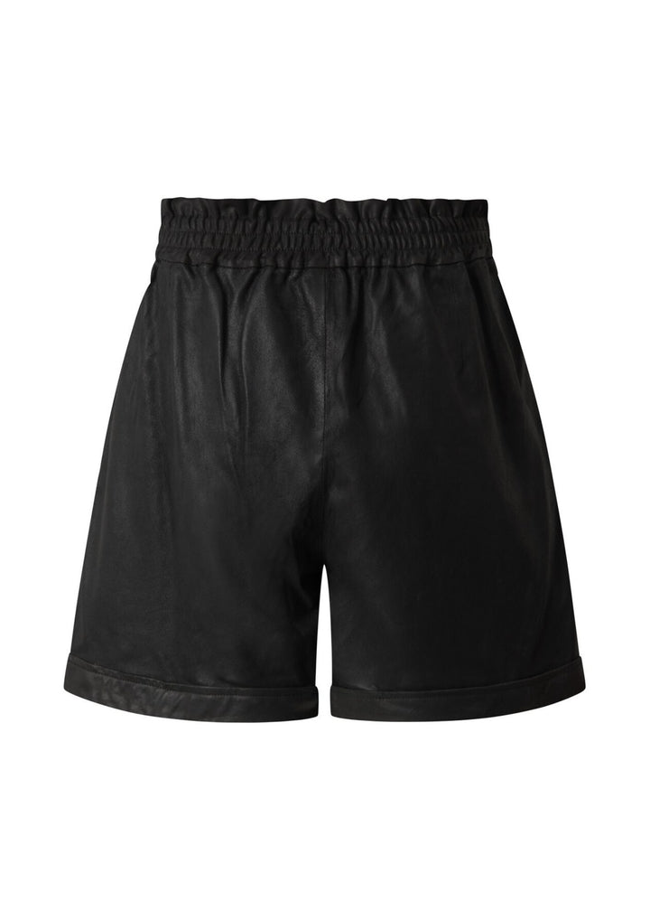 Depeche - HannaDE Shorts - Læder - Black
