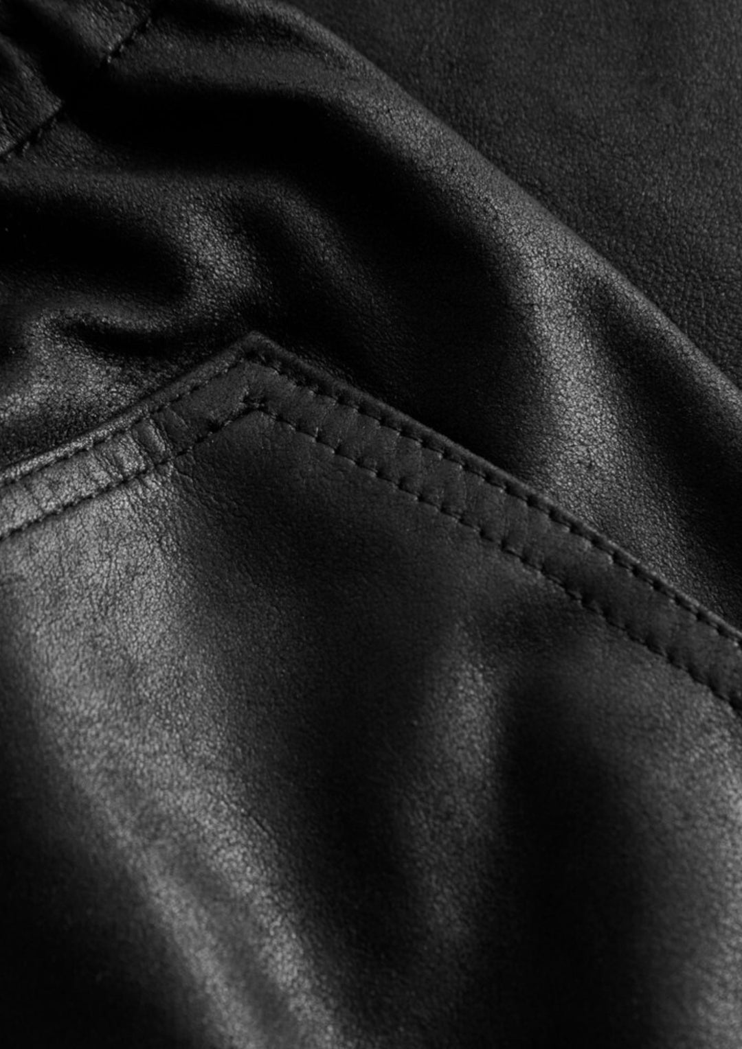 Depeche - HannaDE Shorts - Læder - Black