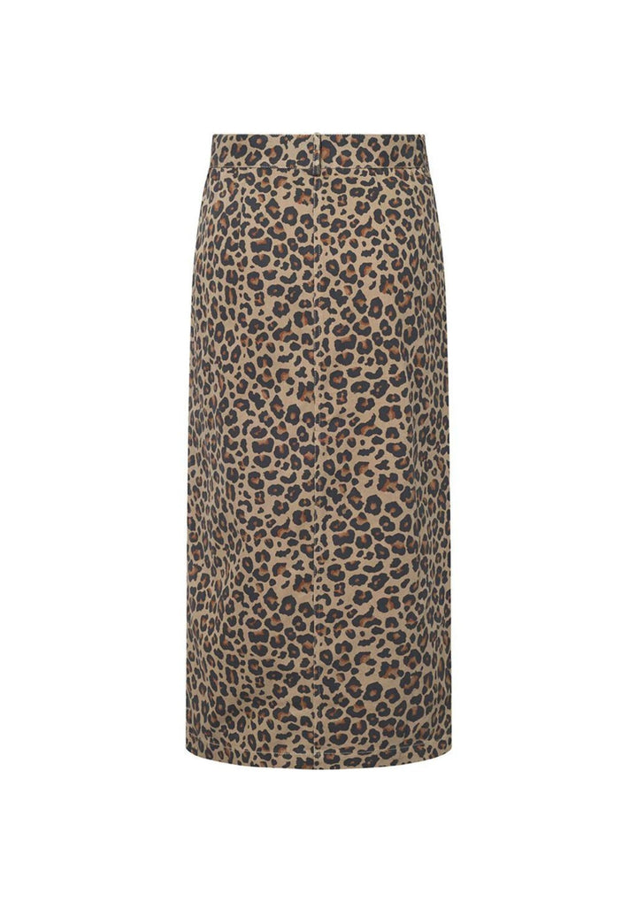 Depeche - JaneDE Pencil Skirt - Leopard Printed