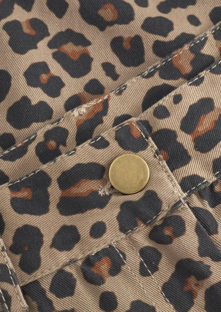 Depeche - JaneDE Pencil Skirt - Leopard Printed