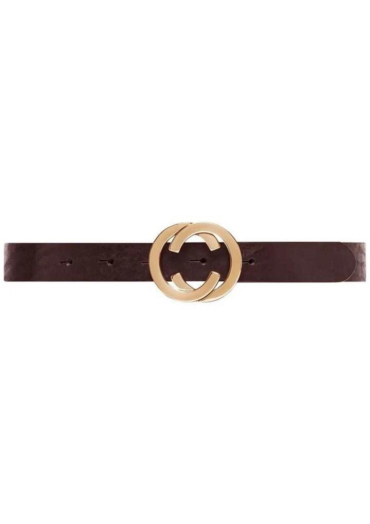 Depeche - Jeans Bælte - Dark Brown