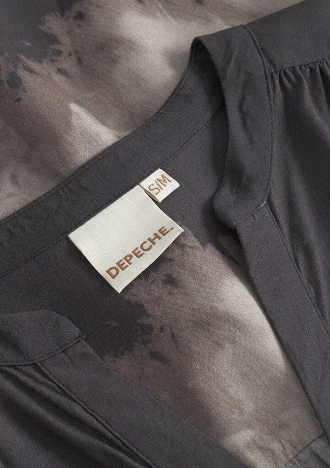 Depeche - KiaDE Bluse - Grey Printed