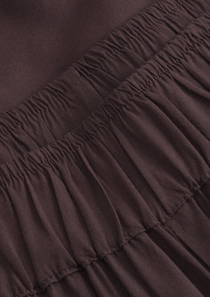 Depeche - KiaDE Loose Full Length Bukser - Brown Printed