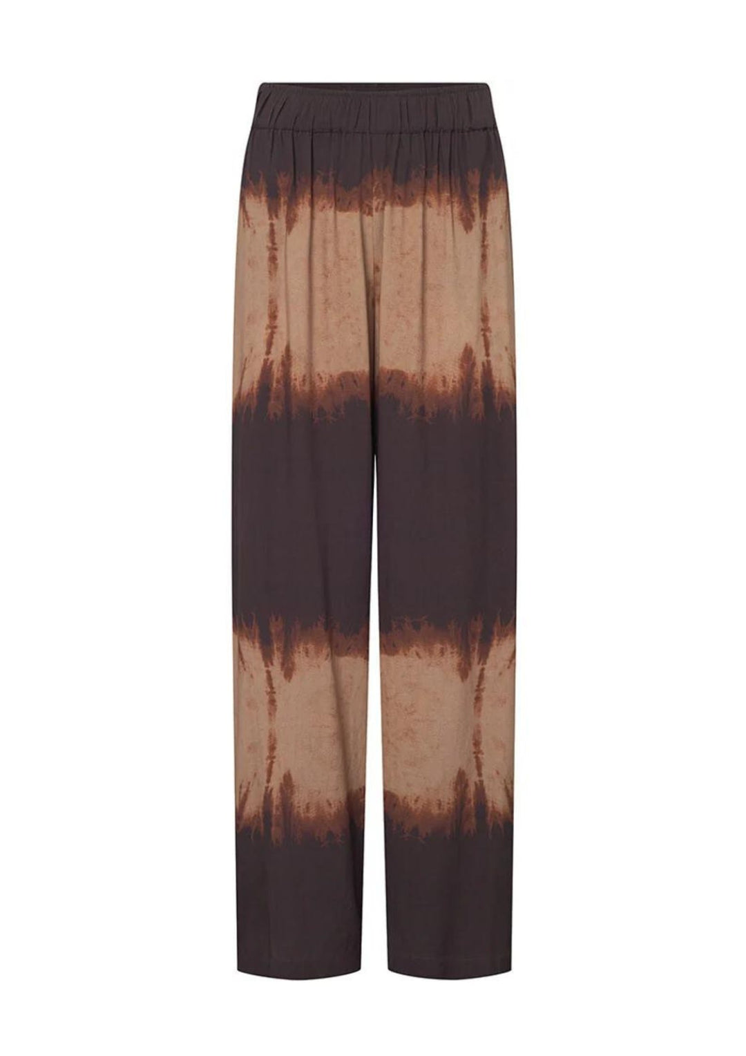 Depeche - KiaDE Loose Full Length Bukser - Brown Printed