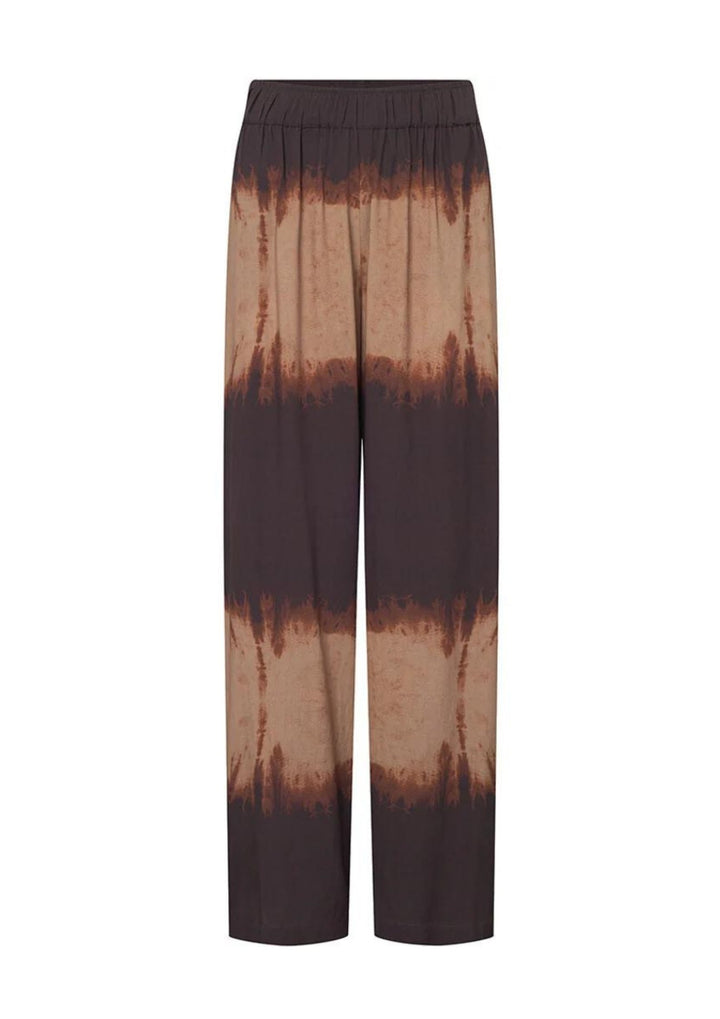 Depeche - KiaDE Loose Full Length Bukser - Brown Printed