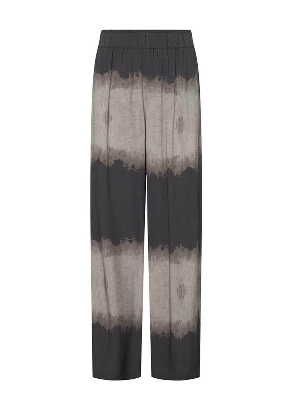 Depeche - KiaDE Loose Full Length Bukser - Grey Printed