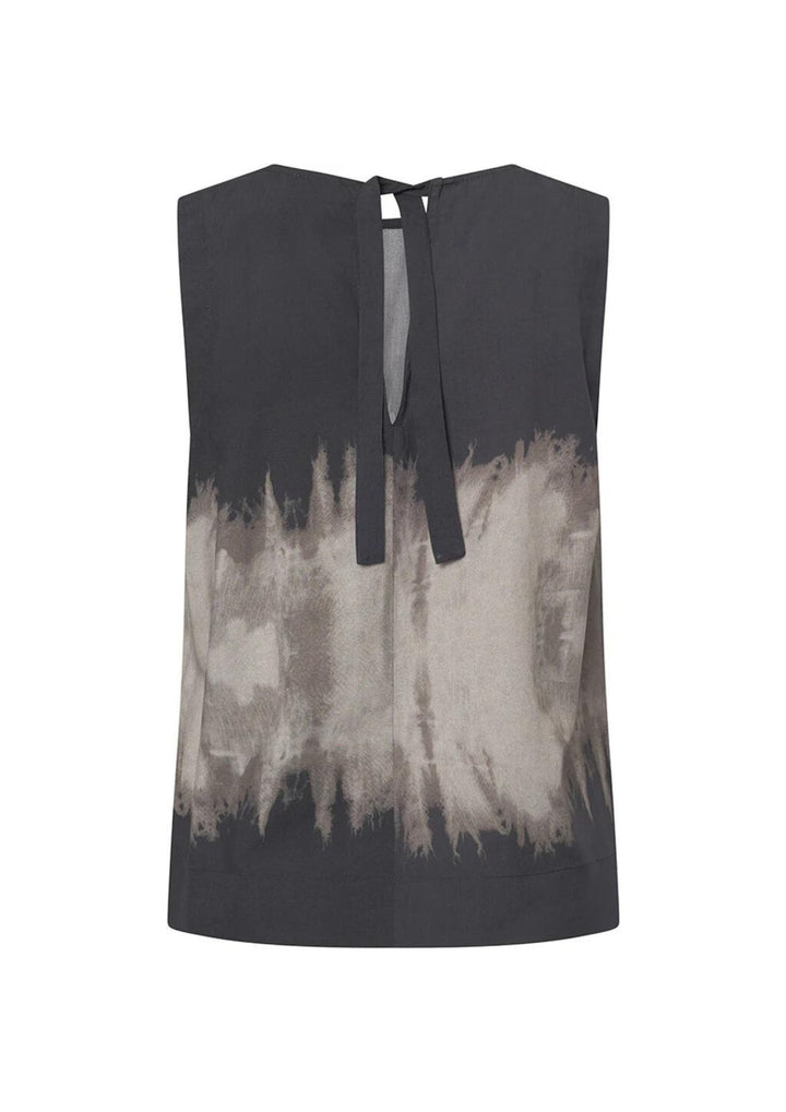 Depeche - KiaDE Sleeveless Top - Grey Printed