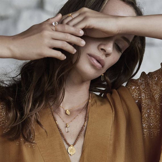 Ananda Soul - Divine Purpose - Halskæde - Guld - Crystal