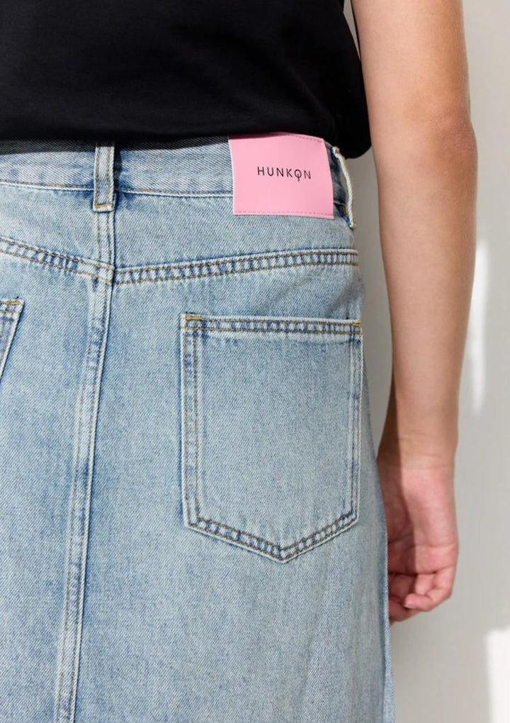 Hunkøn - Dolly Denim Nederdel - Light Denim