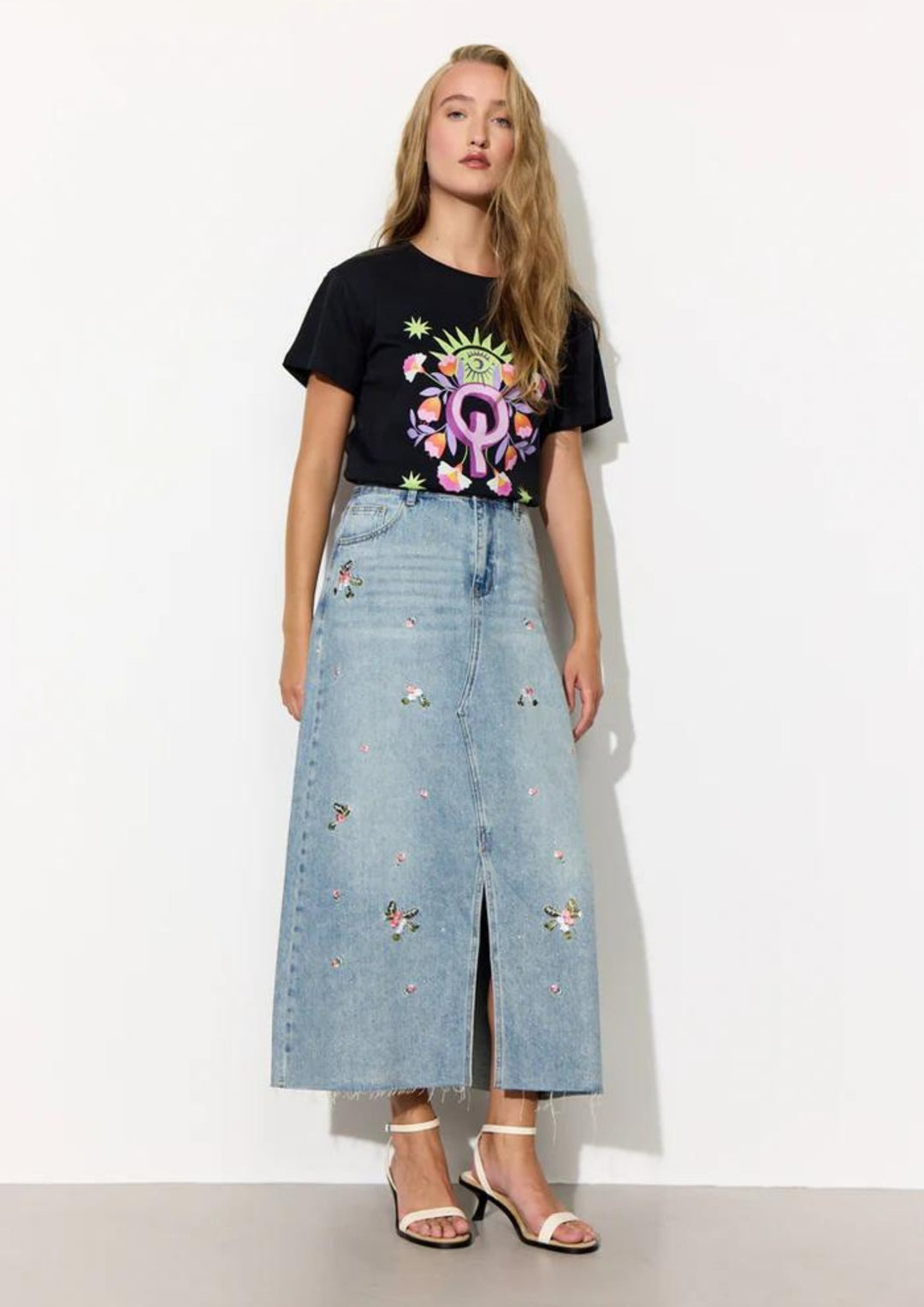 Hunkøn - Dolly Denim Nederdel - Light Denim