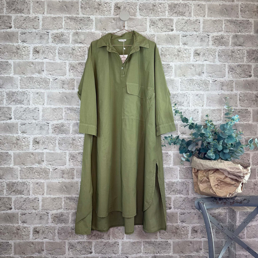 Cabana Living - Duna Skjorte - Olive - ONESIZE