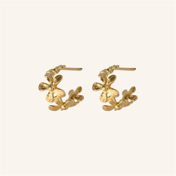 Pernille Corydon - Wild Poppy Hoops - Guld - 10mm