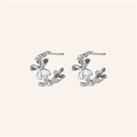 Pernille Corydon - Wild Poppy Hoops - Sølv - 10mm