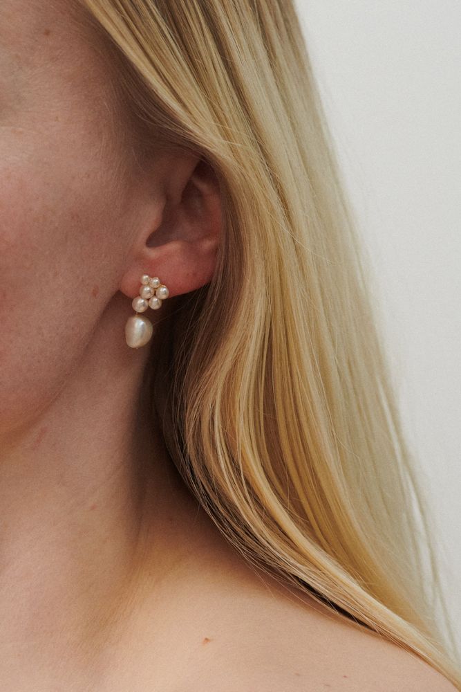 Pernille Corydon - Ocean Treasure Earsticks - Guld - 20mm