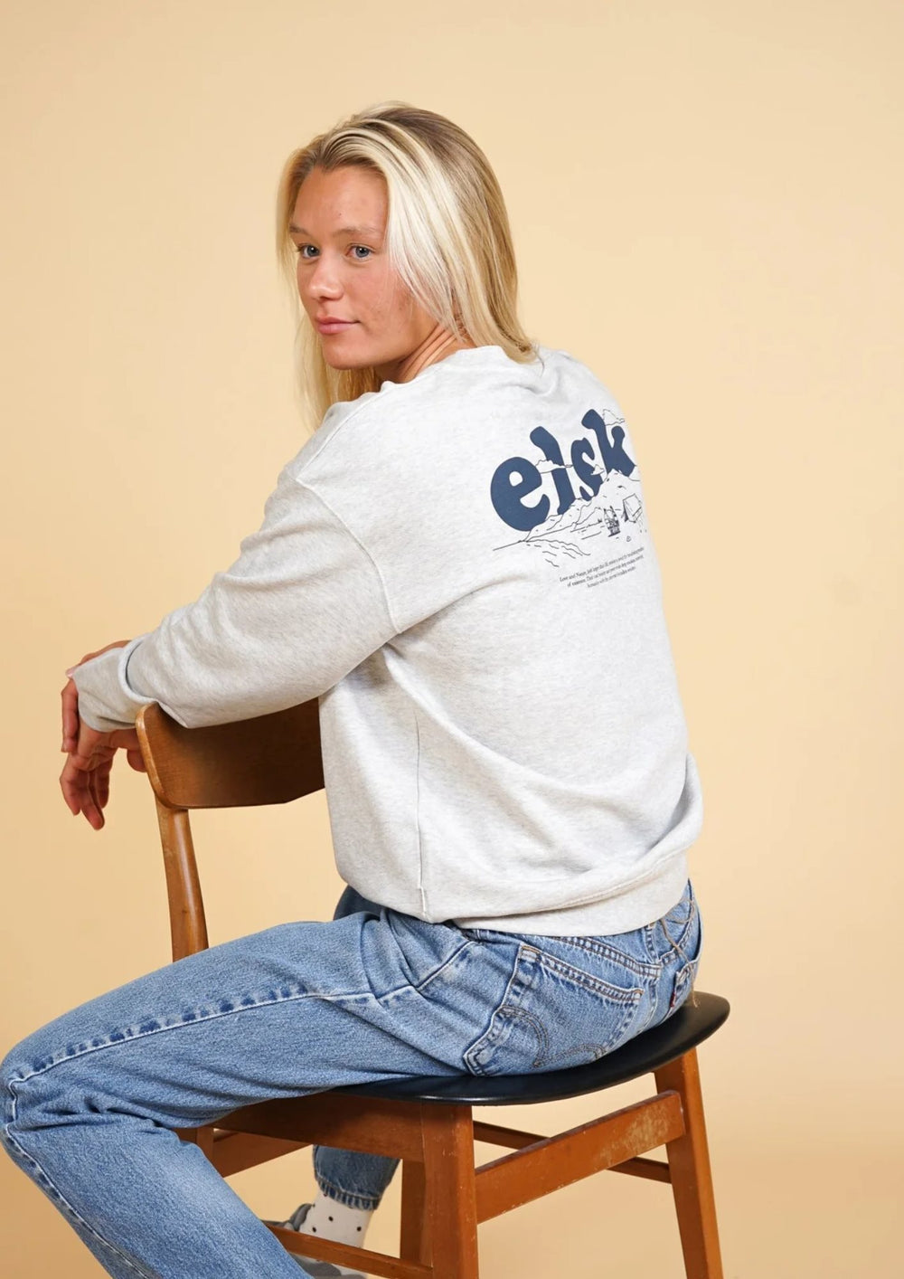 Elsk - Horizon Women's Sweatshirt - Snow Melange