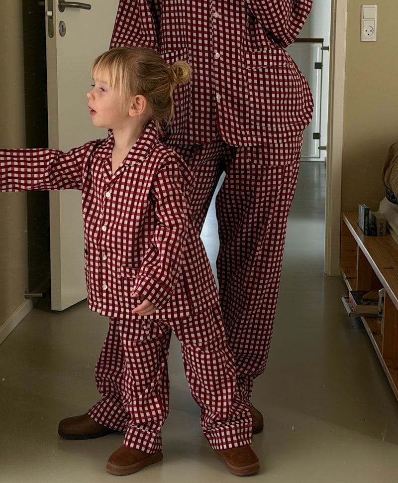 Sissel Edelbo - Nuit Mini Pyjamas Sæt - Berry Hedge