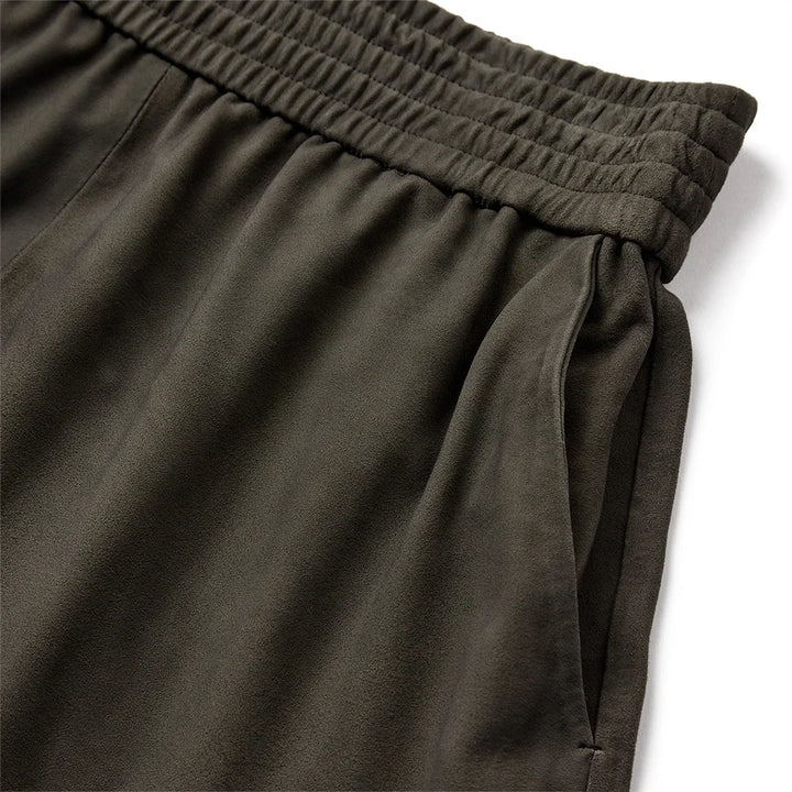 Depeche - Evelyn Suede Skirt - Khaki