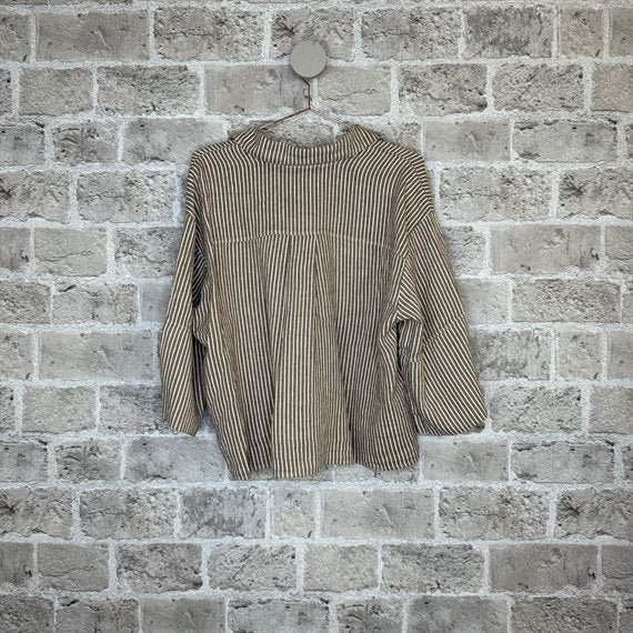 Cabana Living - Facon Skjorte - Latte Stripe