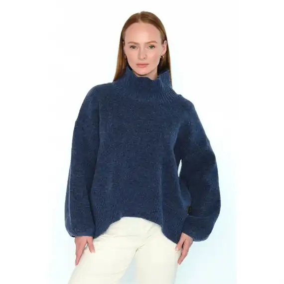 HEST - Fam Patch Kort Sweater - True Navy