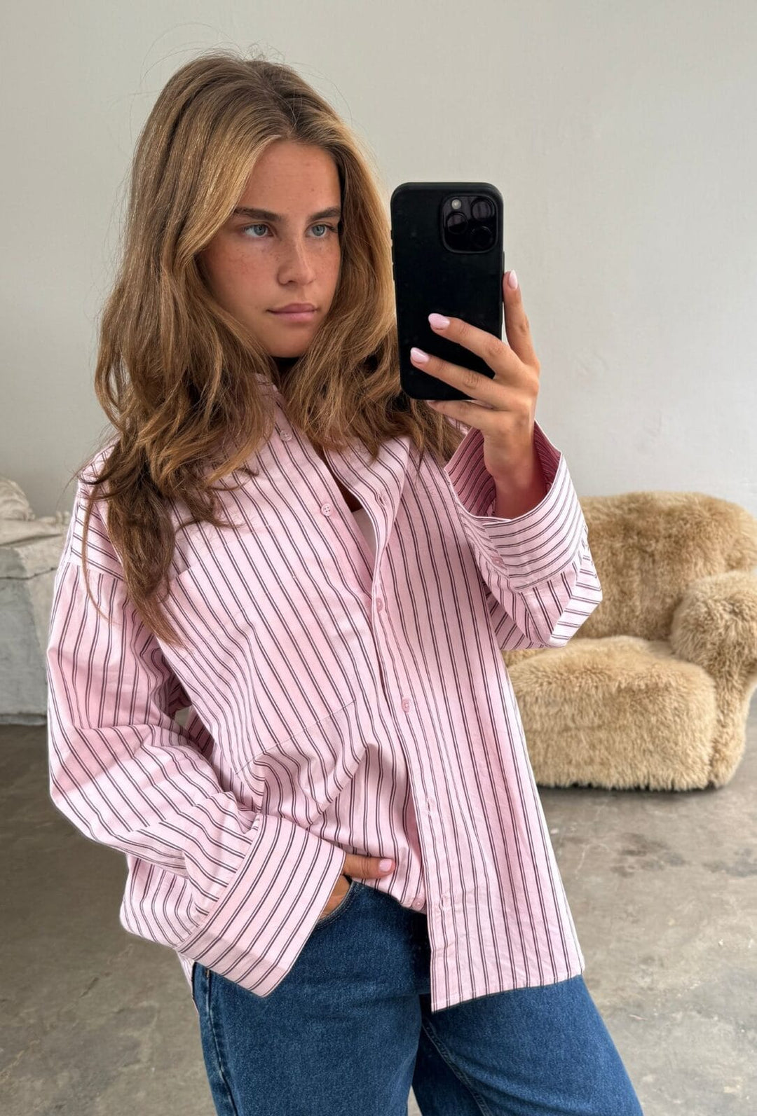 Boii - Fie Stripe Skjorte - Lolly stripe
