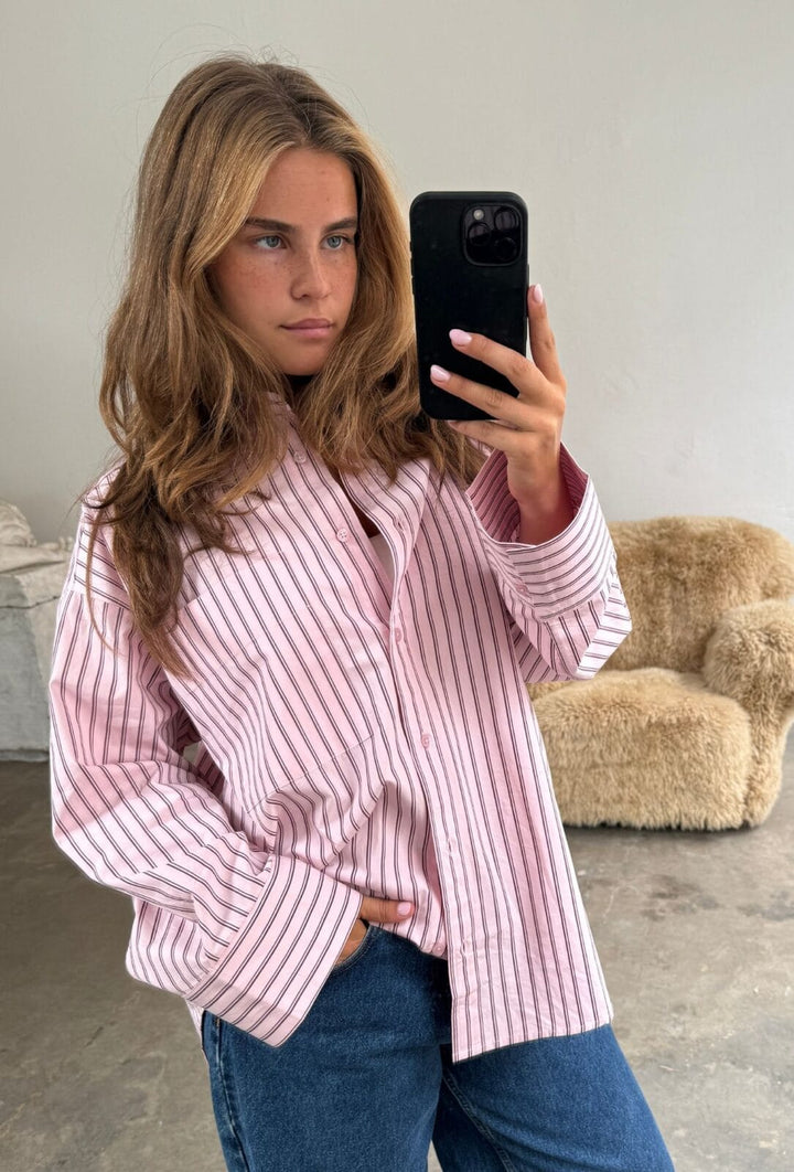 Boii - Fie Stripe Skjorte - Lolly stripe