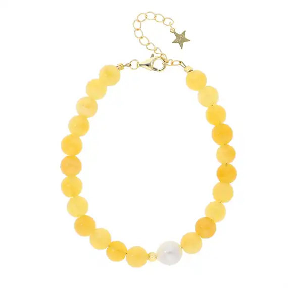 Nuni - Florence Armbånd - Yellow - Onesize