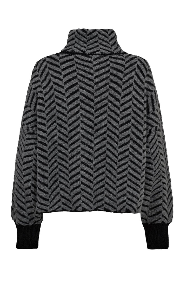 Gossia - Gina Sweater - Black Grey Mix