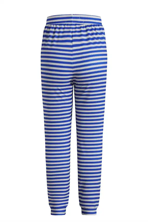 Liberte - Alma Bukser - Stripe Ivory Cobolt