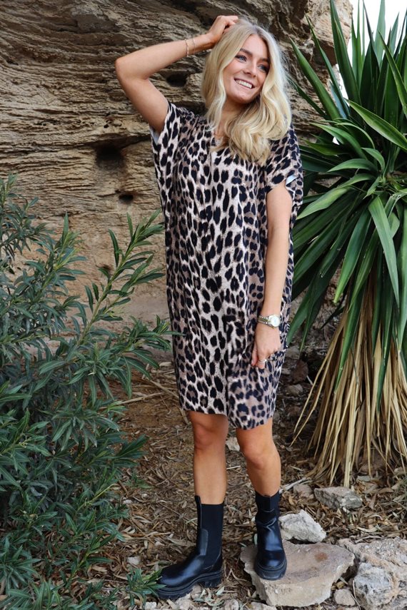 Liberte - Alma Tunic - Big Lux Leo Fossil