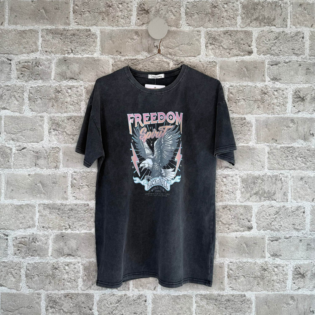 Cabana Living - Freedom Tee - Black - Onesize