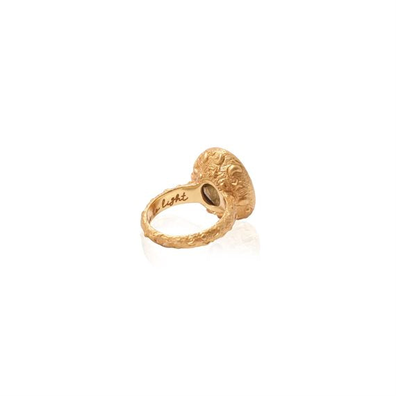 Ananda Soul - From Darkness To Light - Ring - Gold - Labradorite