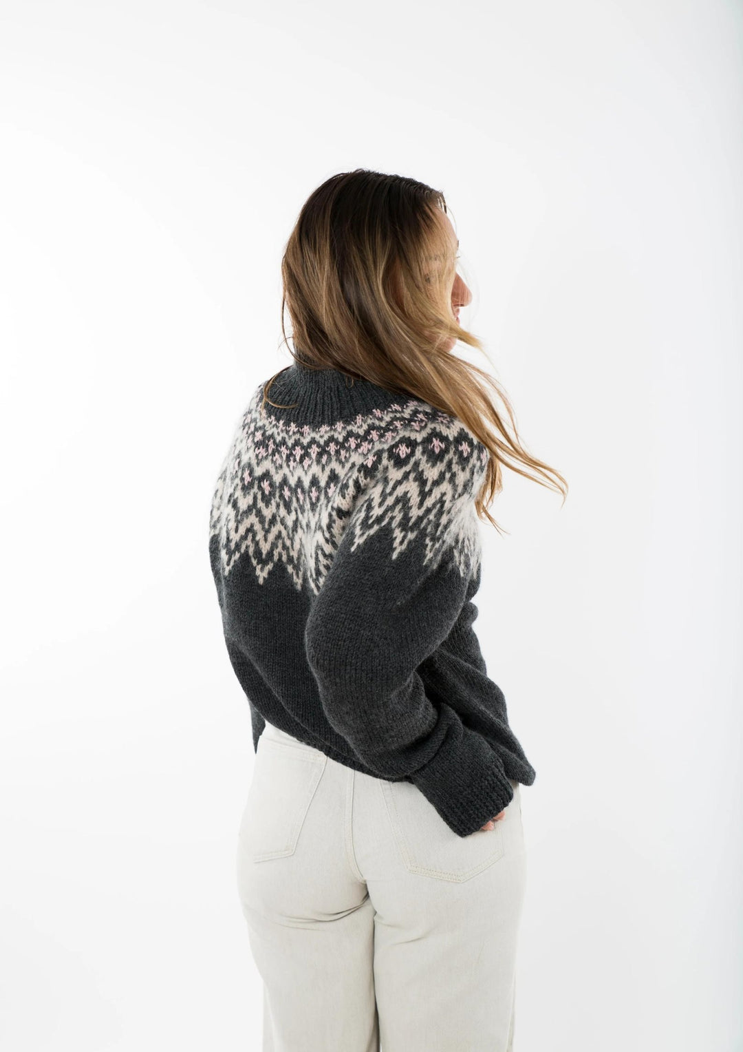 Fuza Wool - Che Che Sweater High Neck - Coal