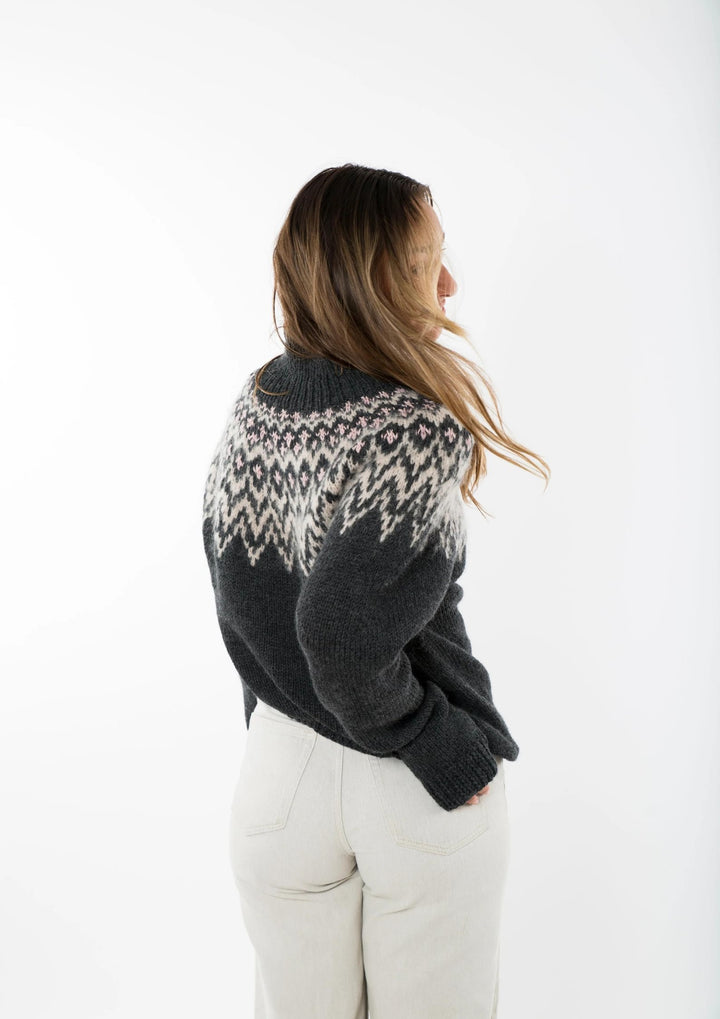 Fuza Wool - Che Che Sweater High Neck - Coal