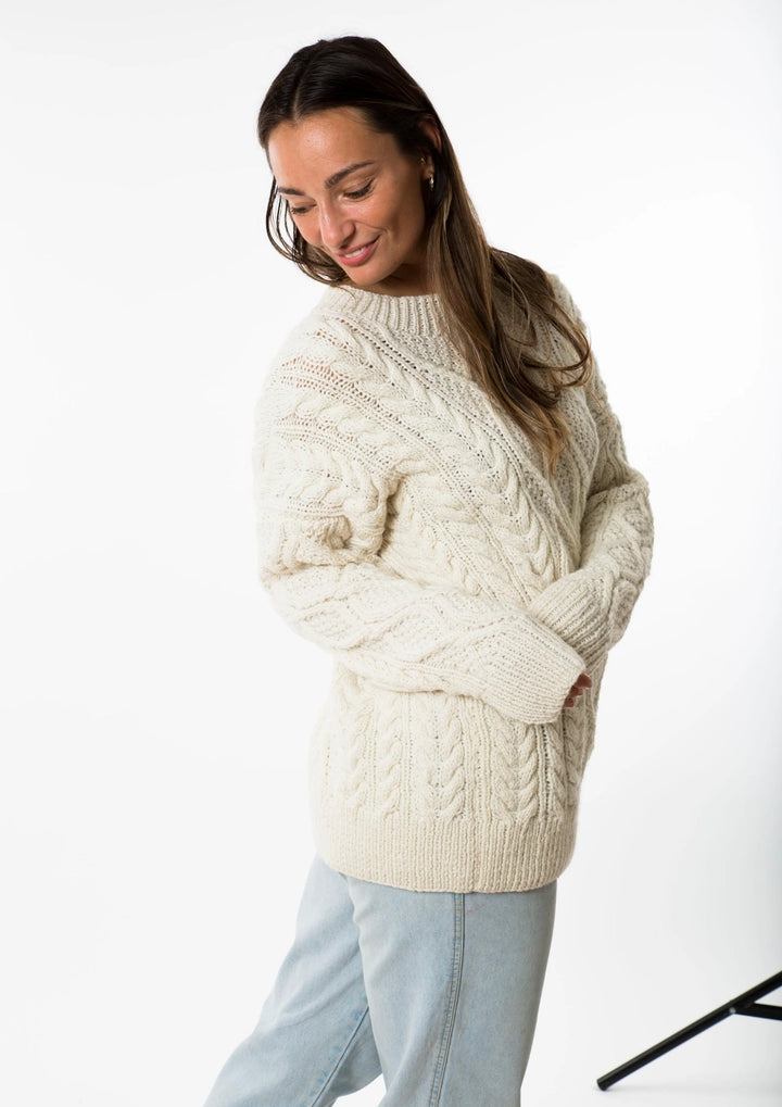 Fuza Wool - Tilda Sweater - White