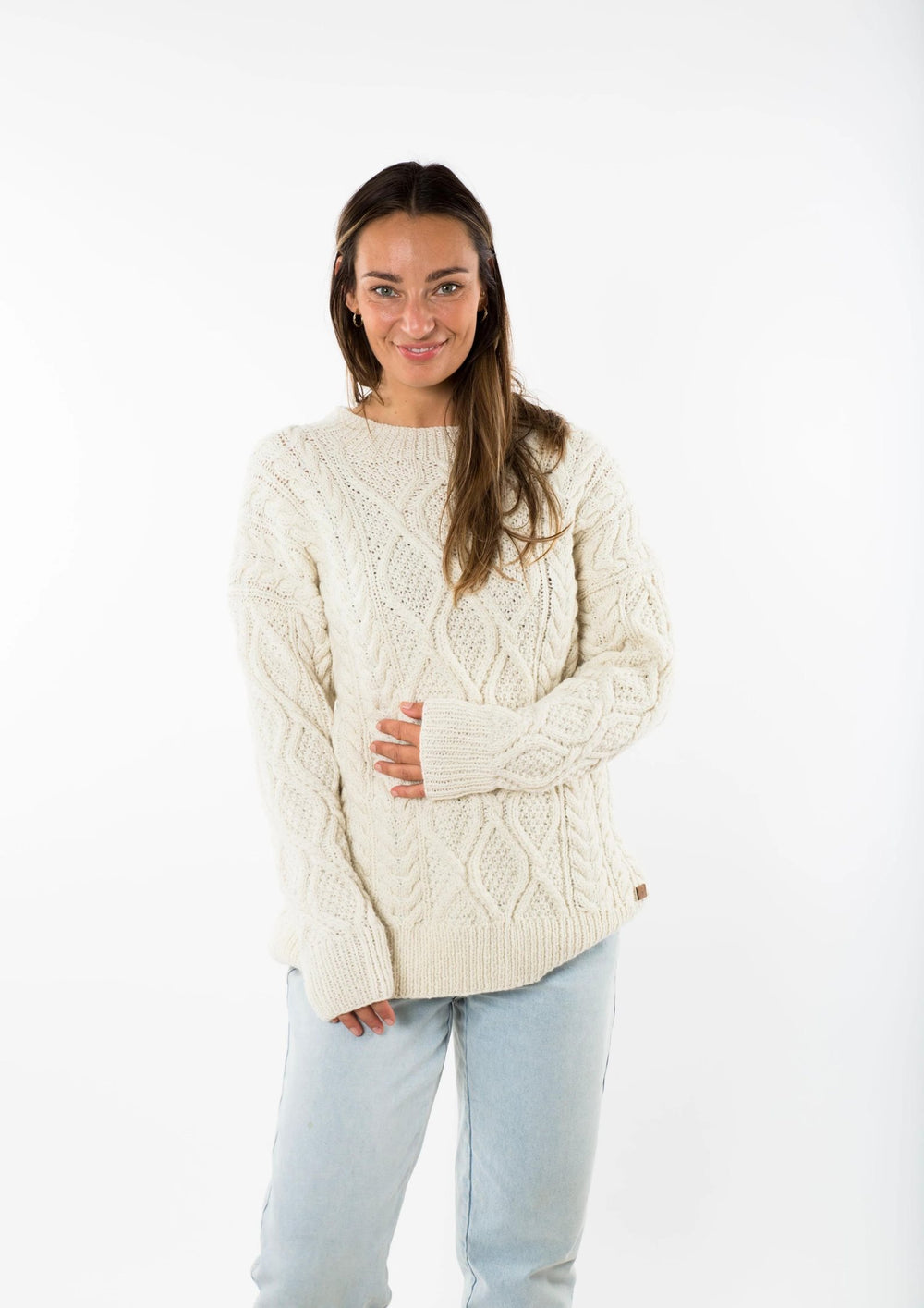 Fuza Wool - Tilda Sweater - White