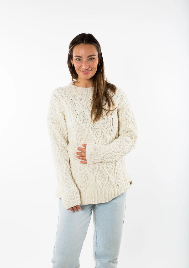 Fuza Wool - Tilda Sweater - White