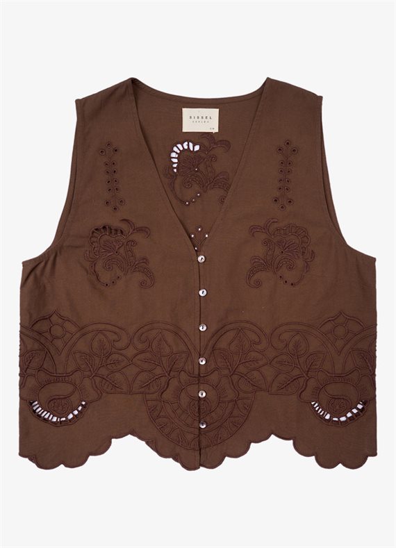 Sissel Edelbo - Celestine Top - Soft Brown