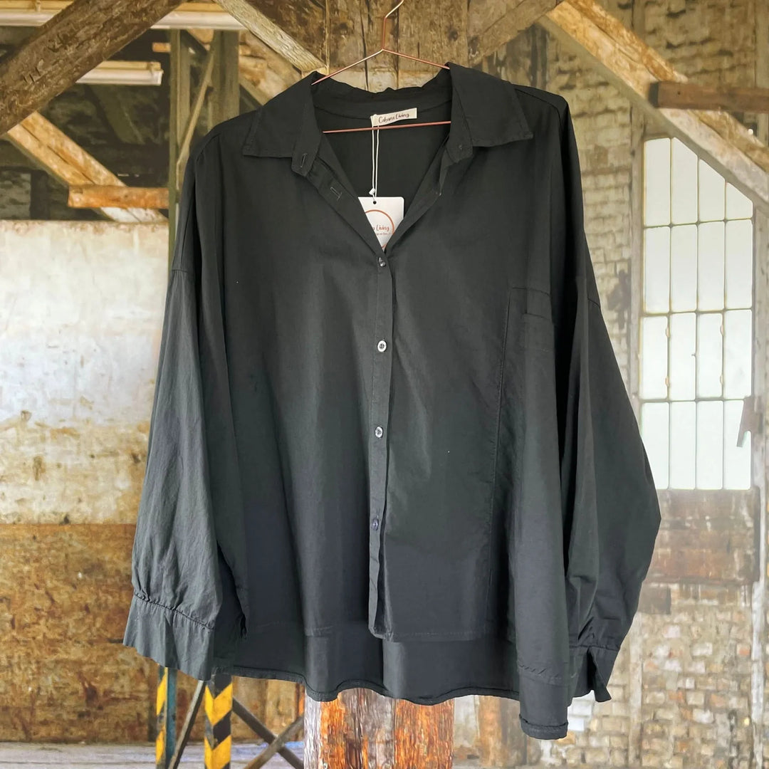 Cabana Living - Nadina Skjorte - Dark Grey - Onesize