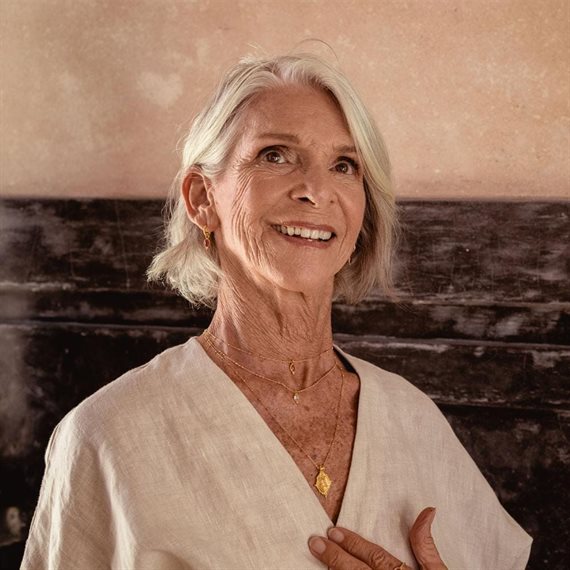 Ananda Soul - Gentle Heart - Hoop - Guld - Pink