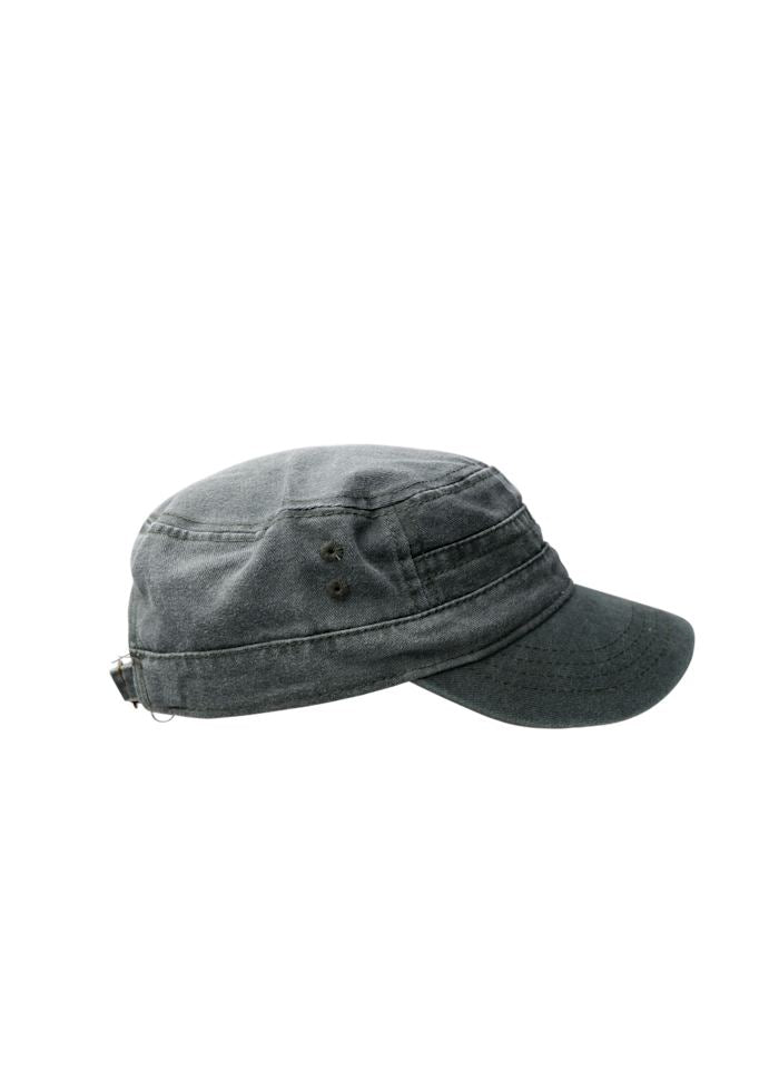 Black colour - Glenna Cap - Army