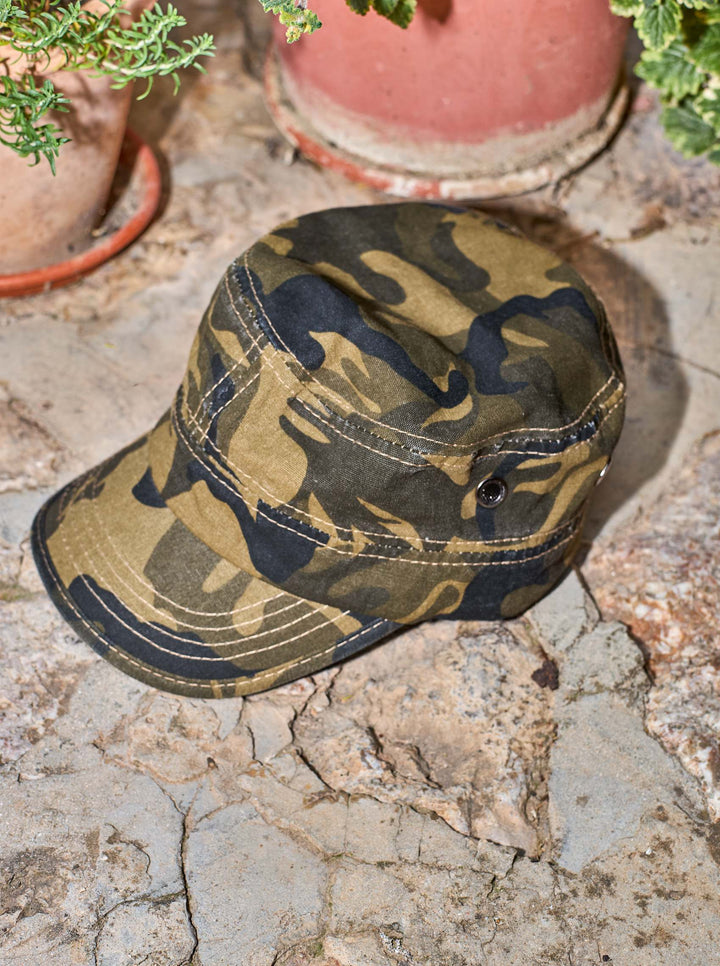 Black Colour - Glenna Cap - Camouflage - ONESIZE