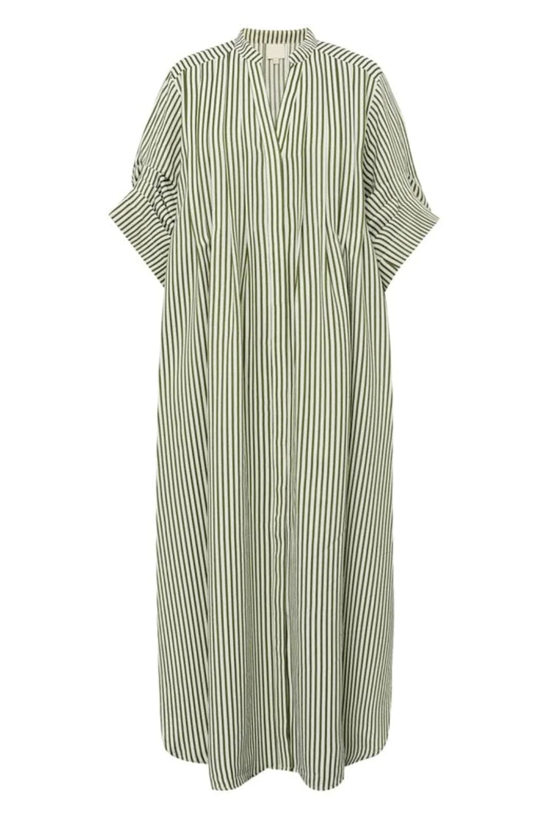 Gossia - Alexa Jo skjortekjole - Creme Army Stripes