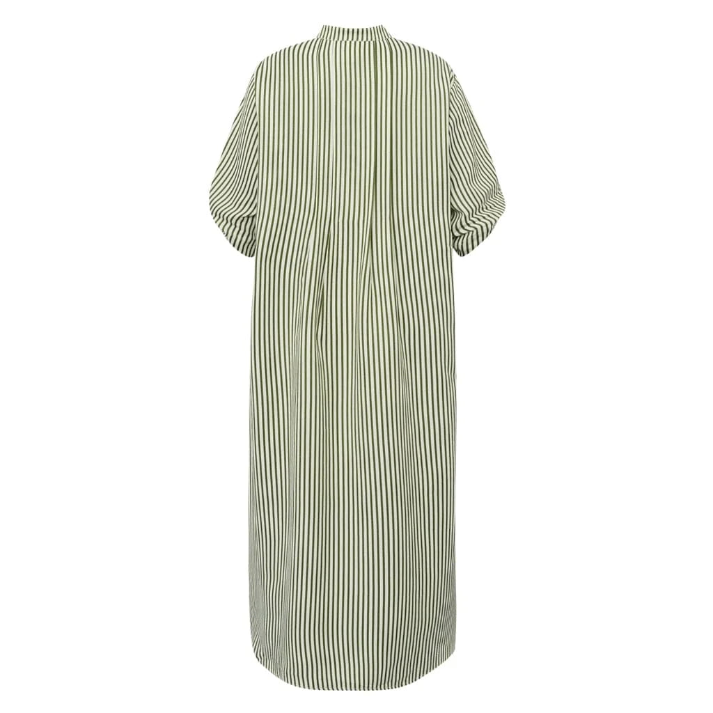 Gossia - Alexa Jo skjortekjole - Creme Army Stripes