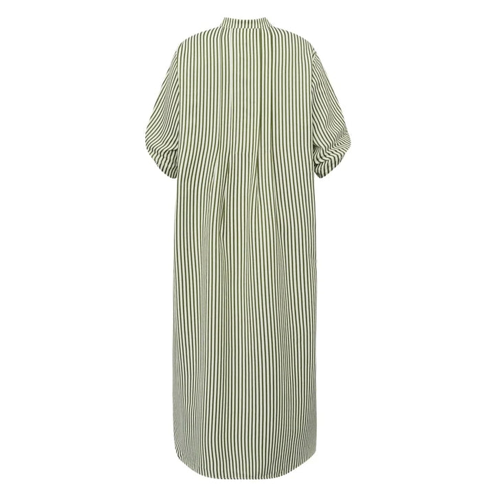 Gossia - Alexa Jo skjortekjole - Creme Army Stripes