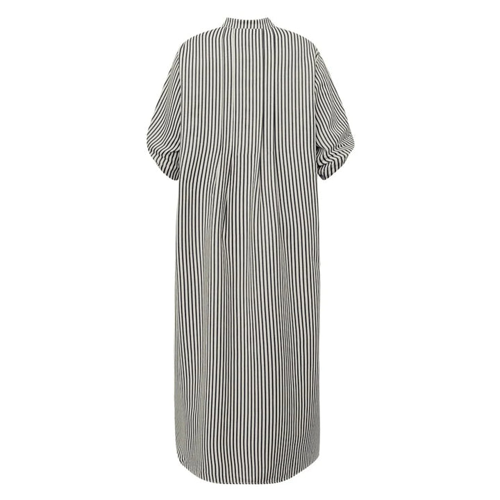 Gossia - Alexa Jo skjorte kjole - Creme Navy stripes