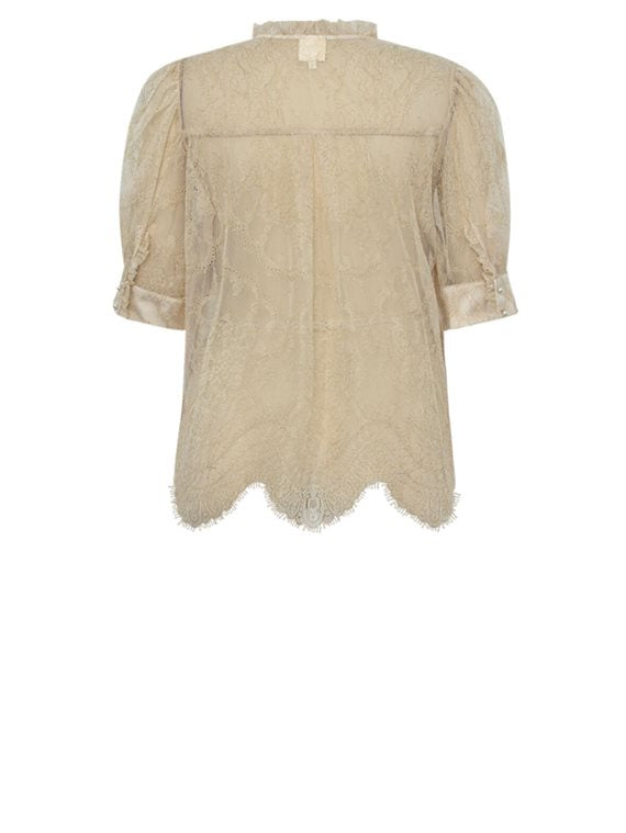 Gossia - Amar Gold Bluse - Creme Gold