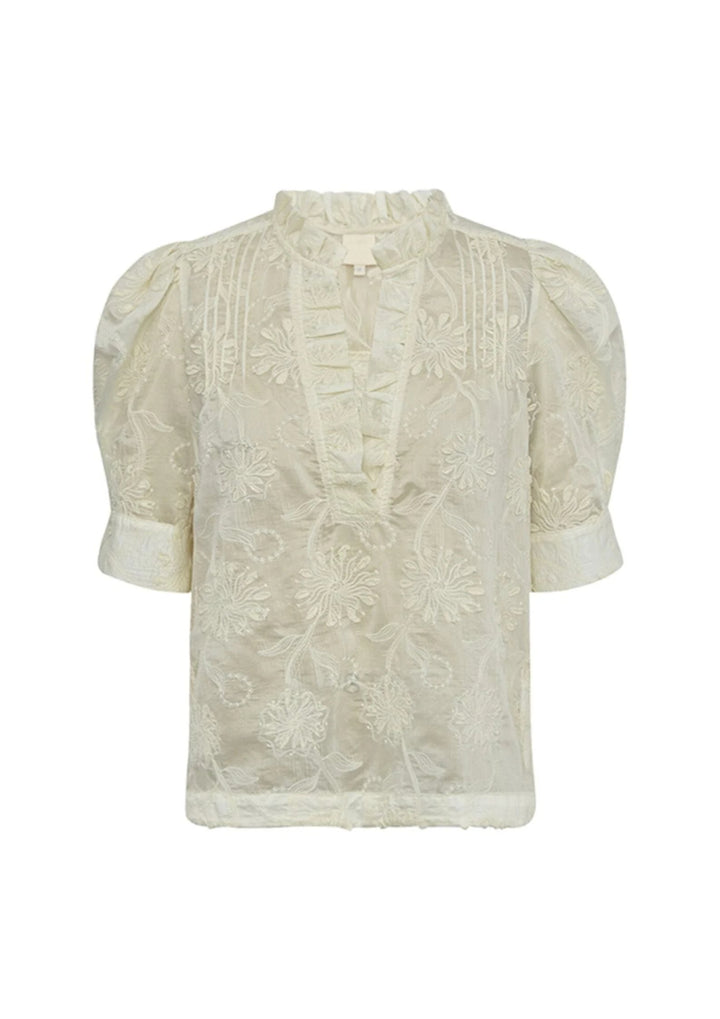 Gossia - AmarGo Lace Blouse - Creme