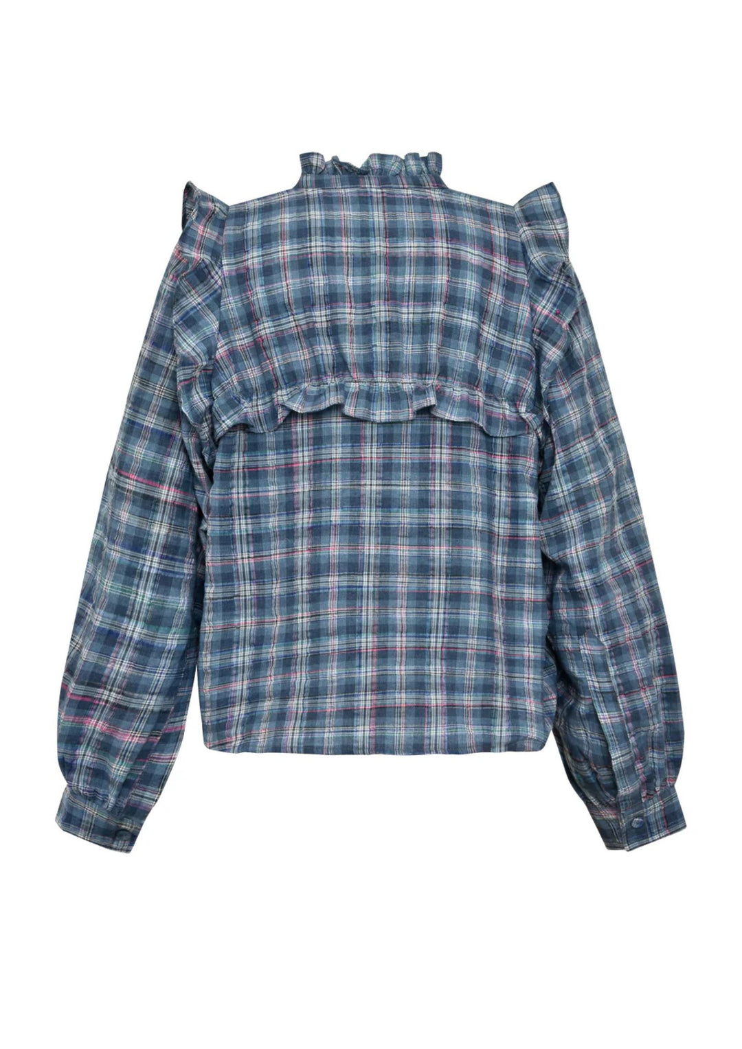 Gossia - AnnabellGO Jo Bluse - Blue Checks