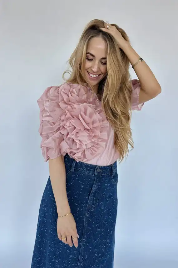 Gossia - Annsofi Blouse - Dusty Rose